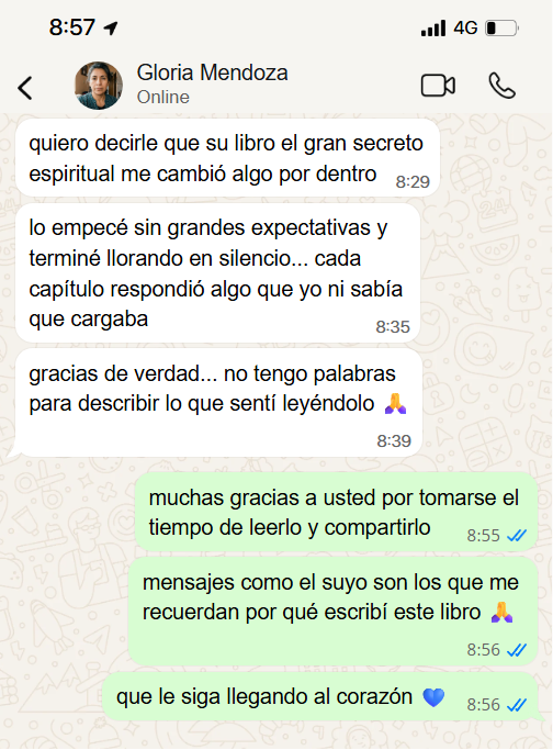 Testimonio de Gloria